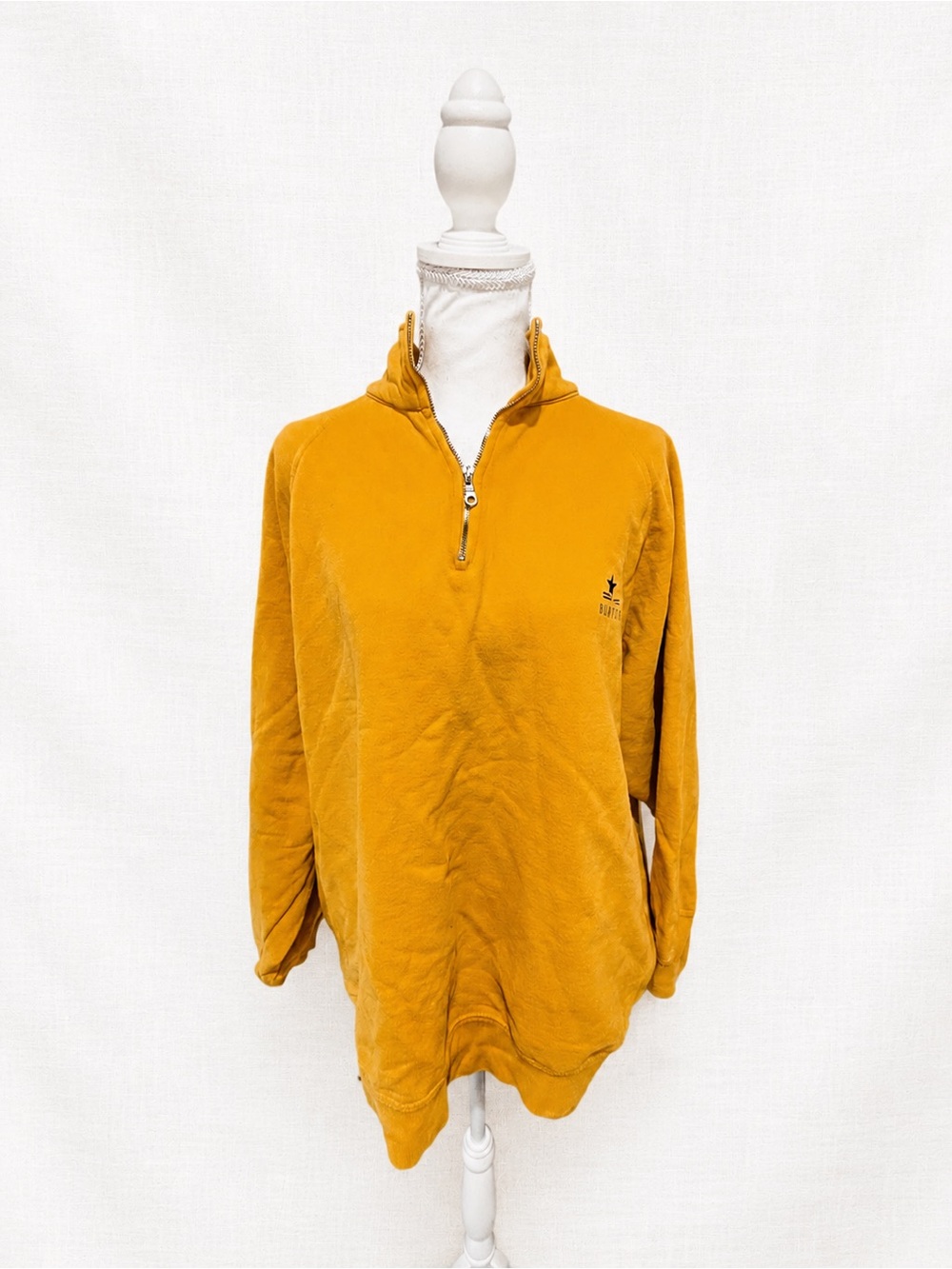 Mustard Yellow Half-Zip Teddy Jacket - Brand: